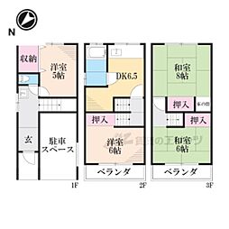 枚方市長尾家具町４丁目の一戸建て