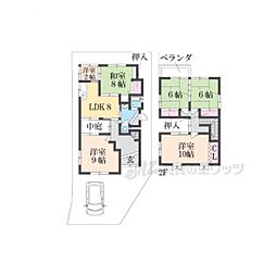 八幡市橋本狩尾の一戸建て