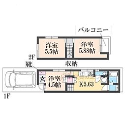 東船橋2丁目137−17貸家 1