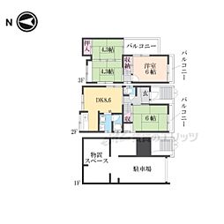 枚方市招提大谷3丁目の一戸建て