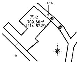 新座市中野1丁目（214.67坪）貸地