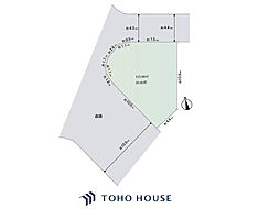 流山市松ケ丘1丁目　建築条件なし売地