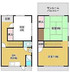 志染町中自由が丘戸建て