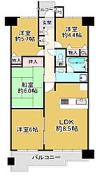 ネオハイツ姫路アメティ 1104
