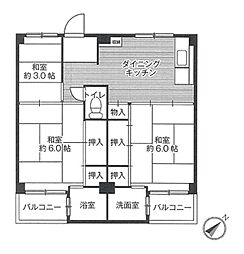 ビレッジハウス宮の前1号棟 0402