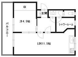 北山マンション 2F東