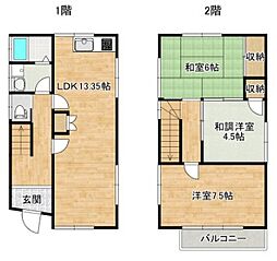 中自由が丘2丁目貸家(左棟)