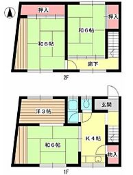 三田借家(2戸1)西側 1