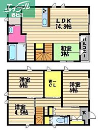 倉敷市真備町川辺の一戸建て