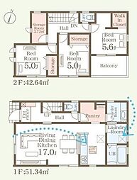 新築戸建　東区舞松原2丁目　1号棟