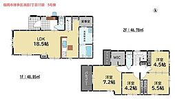 新築戸建　博多区浦田1丁目11期　5号棟