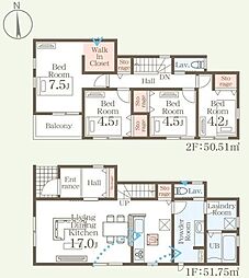 新築戸建　早良区梅林6丁目第六　1号棟