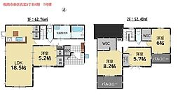新築戸建　東区青葉6丁目4期　1号棟