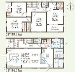 新築戸建　福津市宮司浜3丁目　1号棟
