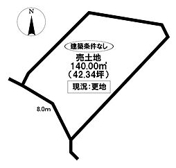 売土地 駒場町西埜中