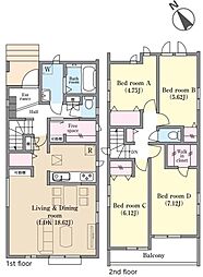 松戸市常盤平西窪町 新築戸建　全2棟 1号棟