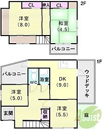 萩乃町2丁目　貸家