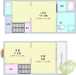 豊南町西貸家 1