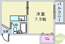蛍池ホワイトマンション 203