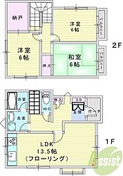 服部本町5丁目貸家
