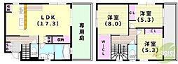 北桜塚メゾンC棟 C