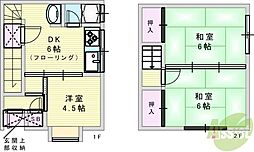 井口堂2丁目連棟貸家
