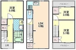 生野東4丁目 建築条件付き土地