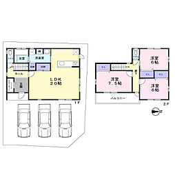 取石2丁目B号地　建築条件付き土地