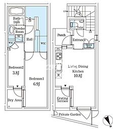ＡＧＲＡＴＩＯ　ＴＥＲＲＡＣＥ恵比寿（アグレシオテラス恵比寿 111