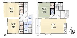 全居室2面採光×6帖以上明るく開放感のある住空間