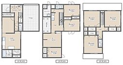デザイナーズ住宅7LDKの大型間取り2沿線利用可