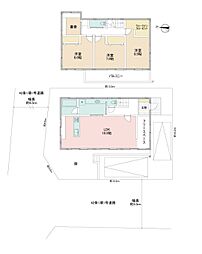 セキスイハイム旧施工庭付18帖超LDK2路線利用可能