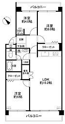 ルミネいずみ野3LDK南西向きバルコニー#オール電化
