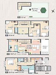 北大塚3丁目　新築戸建　1号棟