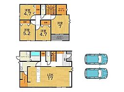 新築戸建　湖南市三雲1号棟