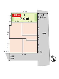 荒川区町屋6丁目 建築条件なし5区画 1号地