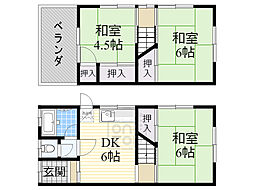 寺川2戸1貸家北側
