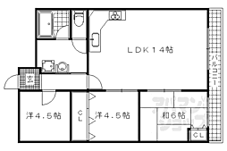 山科南団地　Ｇ棟 1004