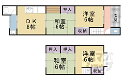 西野山射庭ノ上町貸家 xx