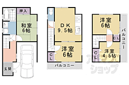西野大鳥井町貸家 1
