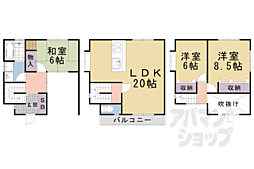 勧修寺西金ケ崎貸家 1