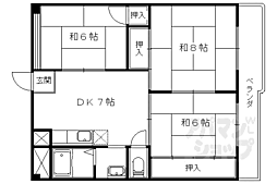 山科団地　Ｄ棟 903