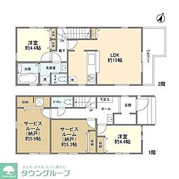 福生市北田園２丁目の一戸建て