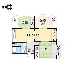 近鉄東生駒ガーデンハイツM棟 202