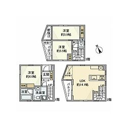 杉並区久我山２丁目の一戸建て