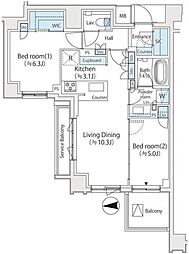 グランツオーベル中野 408