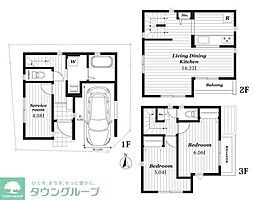 中野区東中野一丁目戸建