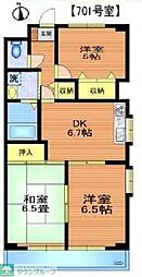 大関山ハイツ(オオゼキヤマハイツ) 701