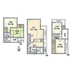 江戸川区北篠崎2丁目の一戸建て