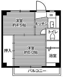 ビレッジハウス不入斗2号棟 (403号室) 403